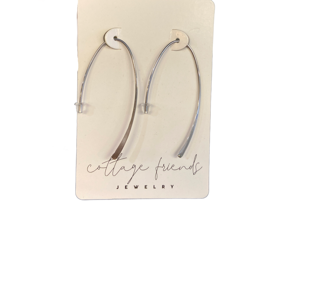 OPEN HOOP EARRINGS