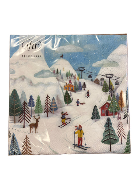 CHRISTMAS VILLAGE NAPKINS