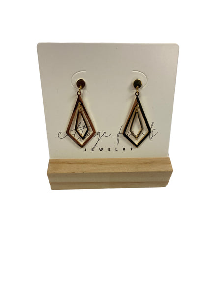 DIAMOND DROP EARRINGS