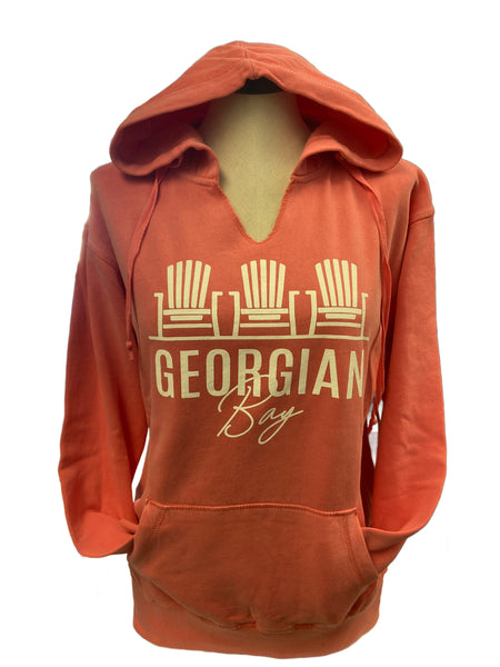 GEORGIAN BAY V-NECK HOODIE