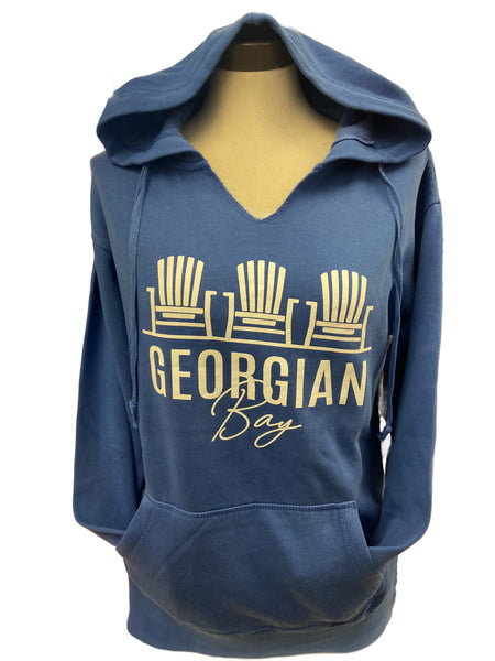 GEORGIAN BAY V-NECK HOODIE