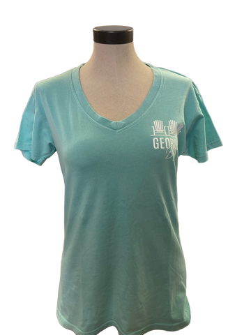WOMENS V-NECK GEORGIAN BAY SHIRT