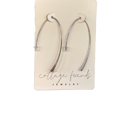 OPEN HOOP EARRINGS