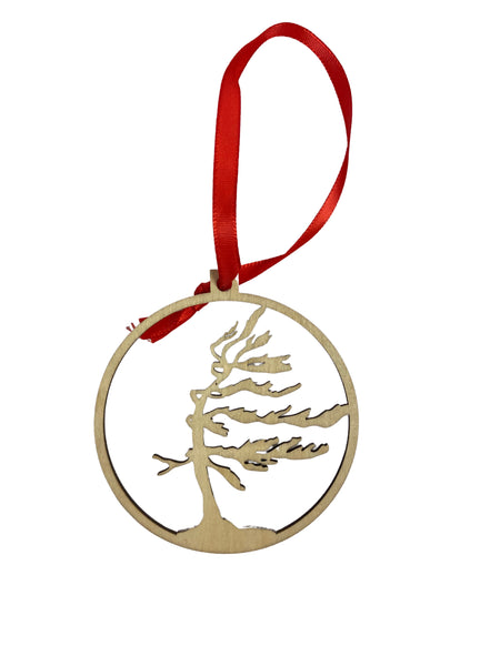 WINDSWEPT TREE ORNAMENT