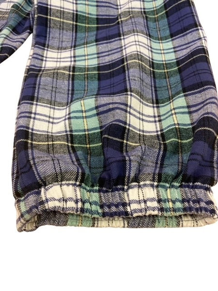 BLUE & GREEN FLANNEL BOTTOMS