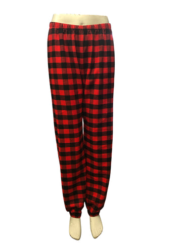 BUFFALO PLAID FLANNEL BOTTOMS